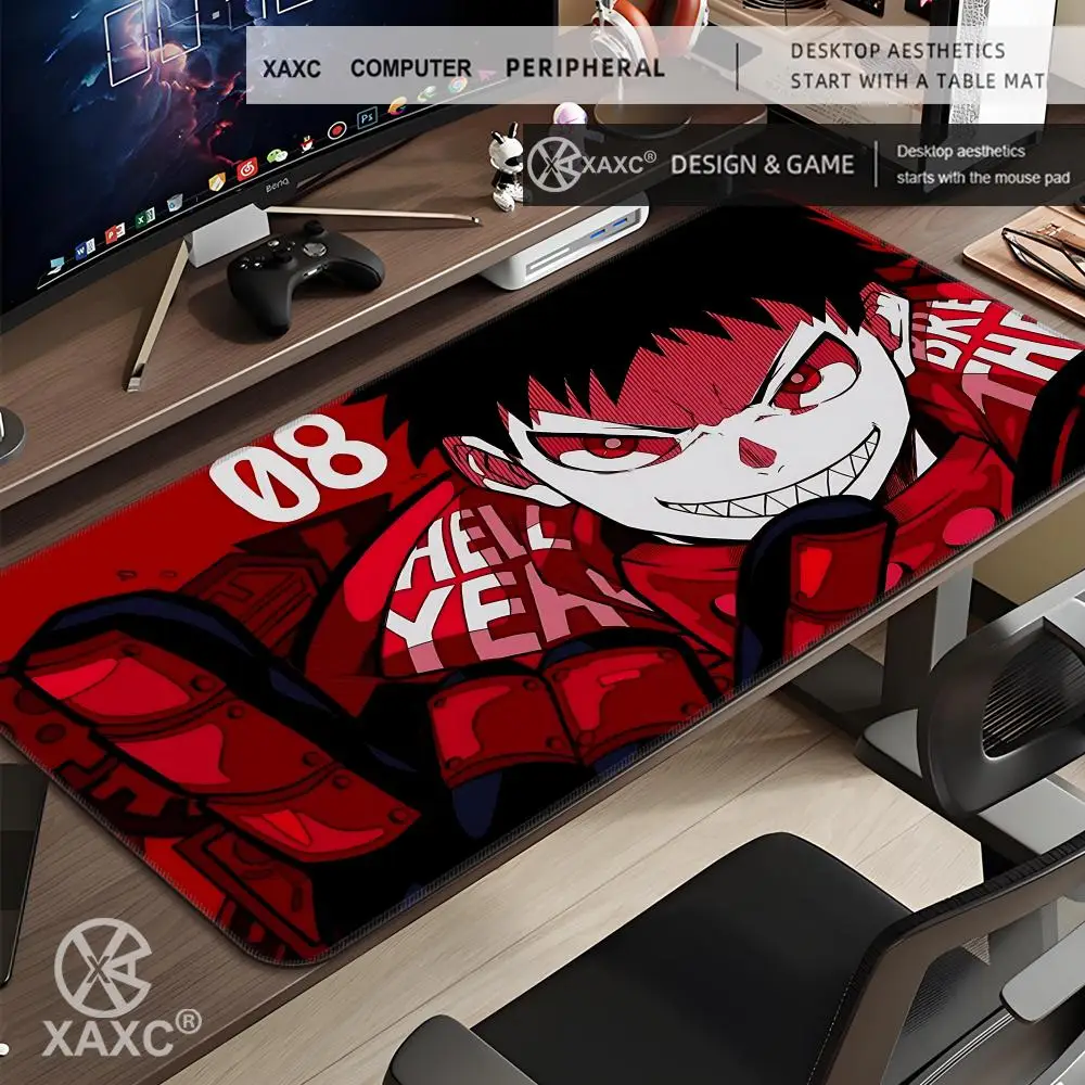 

Anime F-fire F-force Mouse Pad Mousepad Large Gaming LockEdge Thickened Computer Keyboard Table Desk Mat XAXC