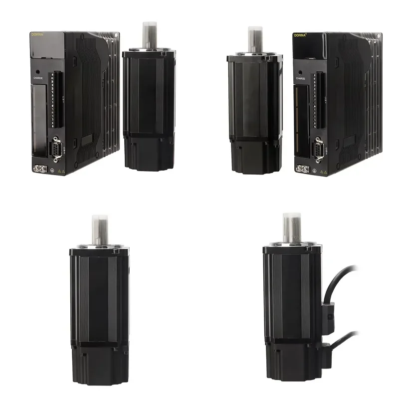 for 130mm 220V 17-Position Servo Motor 2KW AC Servo Motor Kit with Brakes and Servo Drives