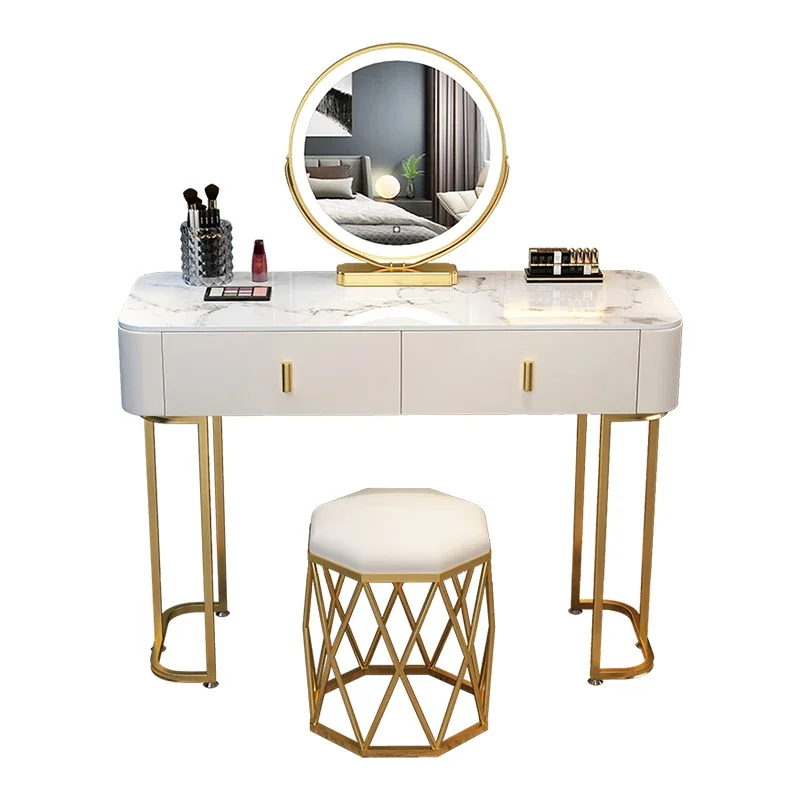 Nordic Small Dressing Table Women Free Shiping Storage White Dressing Table Toaletka Z Lustrem Do Sypialni Bedroom Furniture