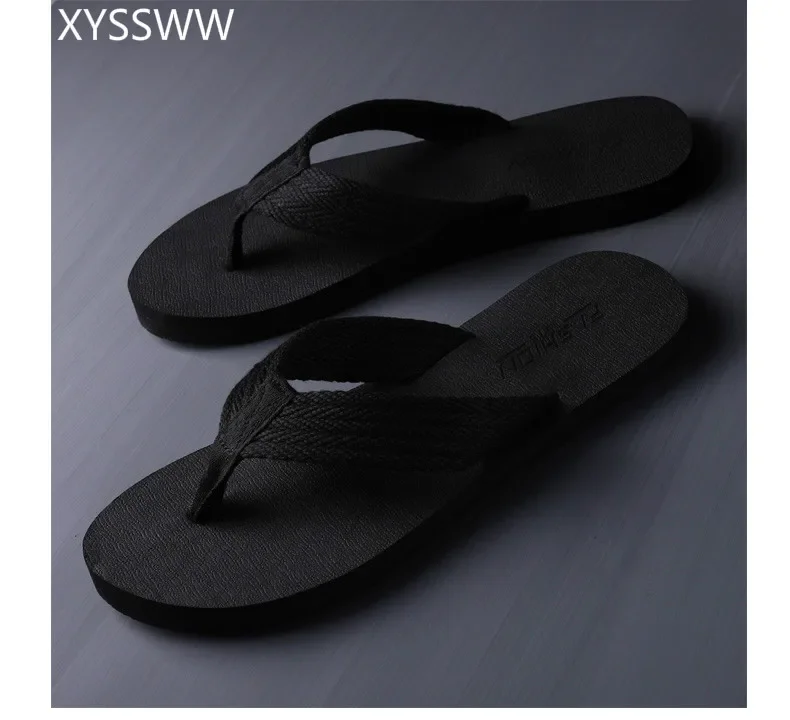 Fashion Beach Flip Flops Summer Men Flip Flops Shoes Sandals Open Toe Slipper indoor & outdoor Flip-flops 38-45 Male Shoes