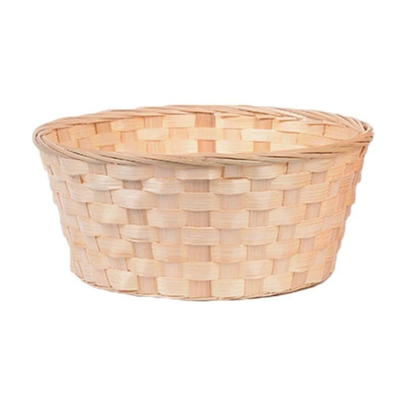 Bamboo Woven Bread Bread Snacks Container Container Display Basketry Wicker Basket C7AC