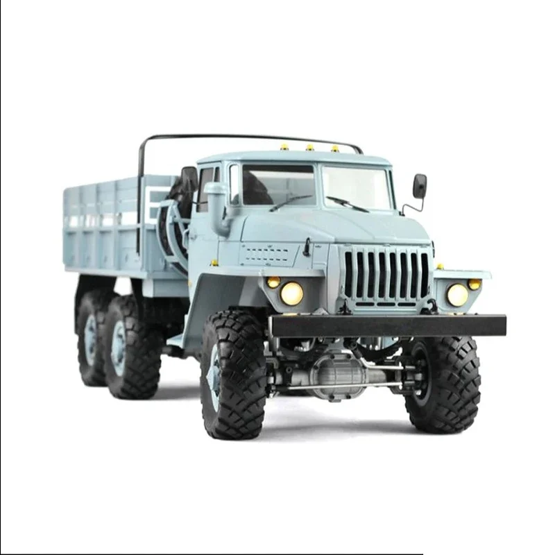 RC1:10 6X6 High Simulation Off-road Vehicle Model UC6 Military Truck Trailer Model Straight Bridge Climbing Six-wheel Drive