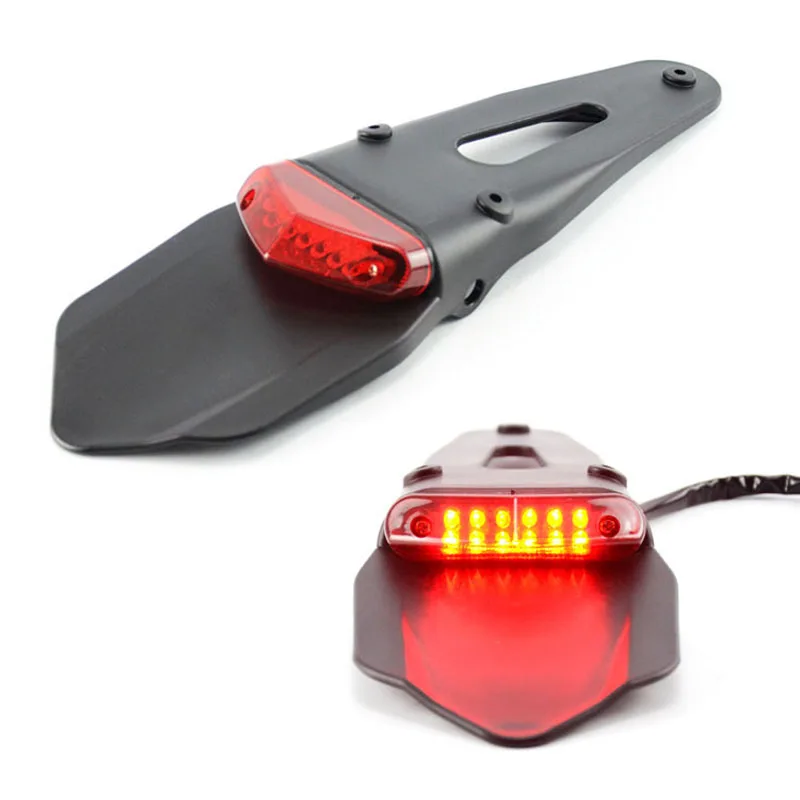 12V Rear Fender Stop Taillight Motorcycle LED Light Low Energy Accessories For KTM CR EXC WRF 250 426 400 450 Fenders Mudguards