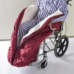 Wheelchair Blanket with Zipper Keeps Legs Feet Warm Cosy Portable Comfortable Leg and and Lower Body for Disabled Elderly Adults