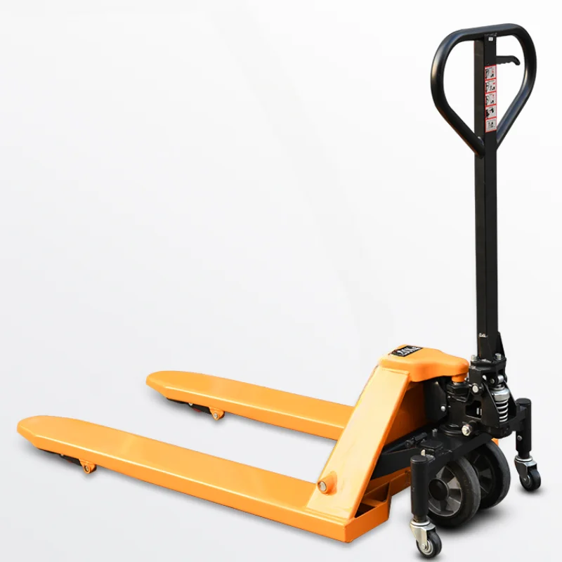 Four-way hand-pushed hydraulic forklift 2 tons hydraulic truck lifting pallet truck small shovel trailer