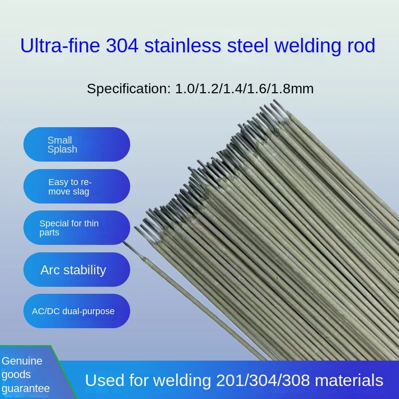 For 304 Stainless Steel Extra Fine Welding Rod 1.0-1.2/1.4/1.6/1.8/2.0/2.5/3.2M/4.0/A102