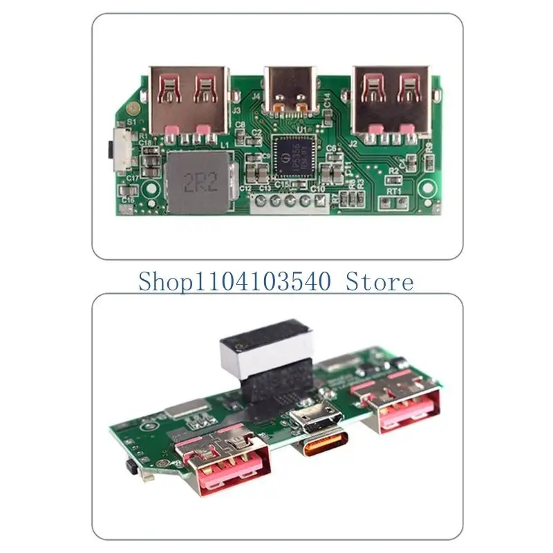 02DC 5V 3A Charging Board 2 Pack with Screen for Maker Repair Tasks Fast Chargers