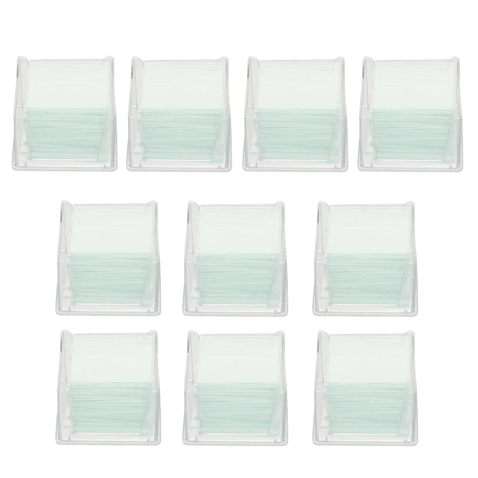 

1000 шт. квадратных стеклянных предметных стекол для микроскопа, высокая прозрачность, оптический класс, идеально подходят для дома, школы, колледжа, лаборатории