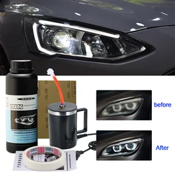 Car Headlight Polish Restoration Kit Fourth Generation Anti-Scratch Liquid Polymer Car Headlight Cleaner Auto Detailing