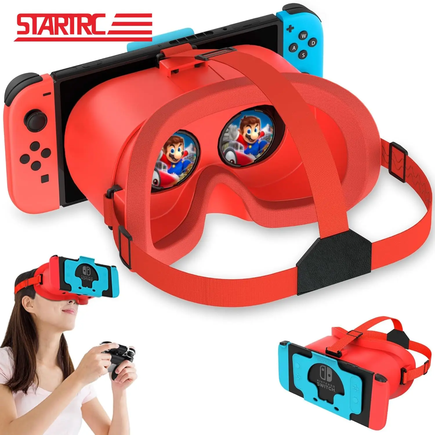 Upgraded VR Headset for Nintendo Switch/Switch OLED Switch Virtual Reality Glasses Labo VR Kit 3D Goggles for Switch Accessories