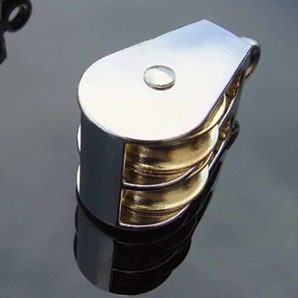 Sheaves Lifting Pulleys Double FIXED Pulley รุ่น 36 มม./52 มม./75 มม. สวยงามสะดวกยกโลหะสังกะสีโลหะผสม