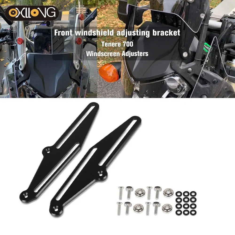 

Motorcycle accessories windshield adjuster windshield bracket For Yamaha Tenere 700 XTZ 700 XT700Z XT700Z Tenere 2019 2020 2021