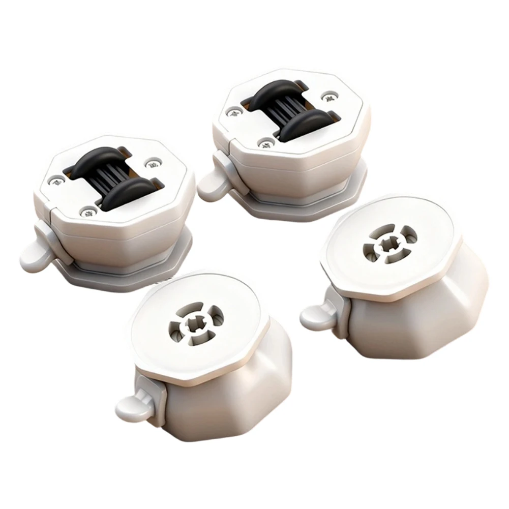 Furniture wheels set 4 pcs with brake function wear resistant and silent rotation for smooth and stable movement