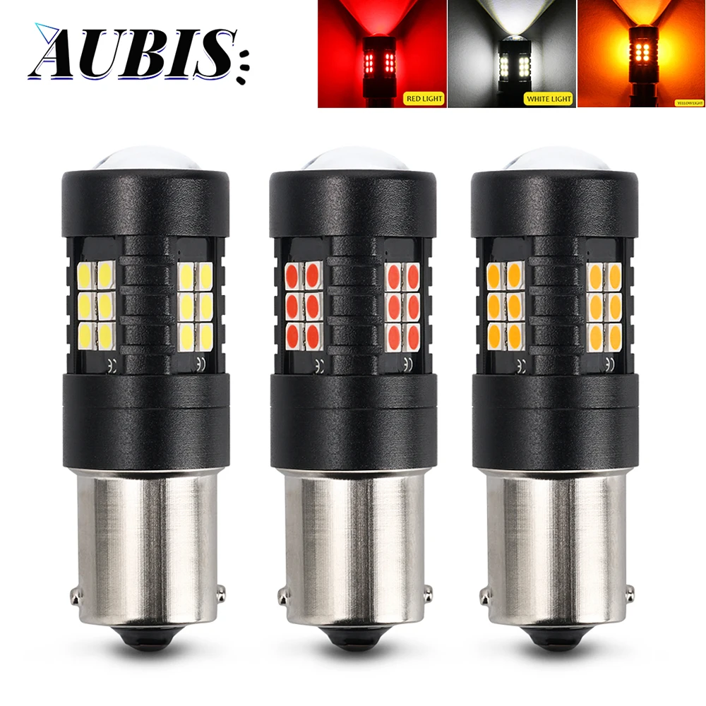 2 шт. светодиодные автомобильные фонари 1156 BA15S PY21W 1157 BAY15D P21/5 Вт стоп-сигнал Canbus 3030SMD без ошибок 5 Вт лампа автоматический индикатор DRL сигнал 12 В
