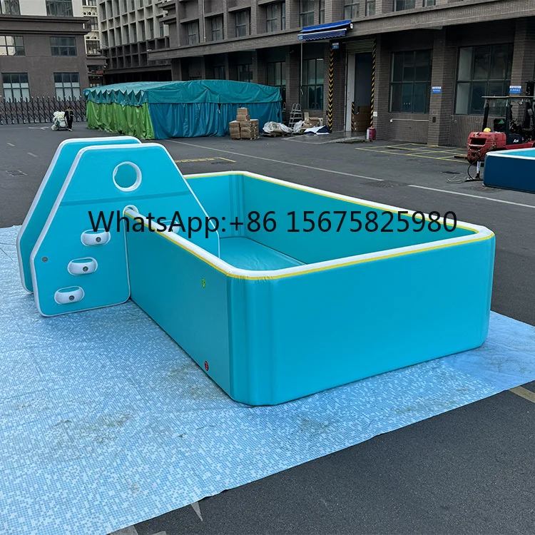 Starrer Rahmen Aufblasbarer Pool mit Drop-Stitch-Technologie Großer Aufstellpool für den Außenbereich