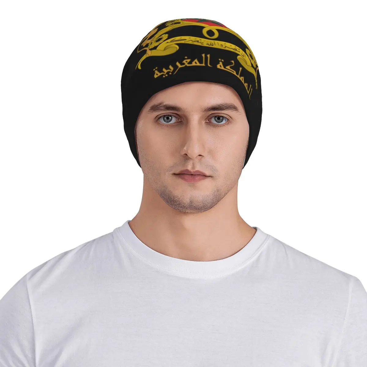 Marruecos Kingdom-gorro fino lavado para ciclismo, gorros informales de protección para hombres y mujeres