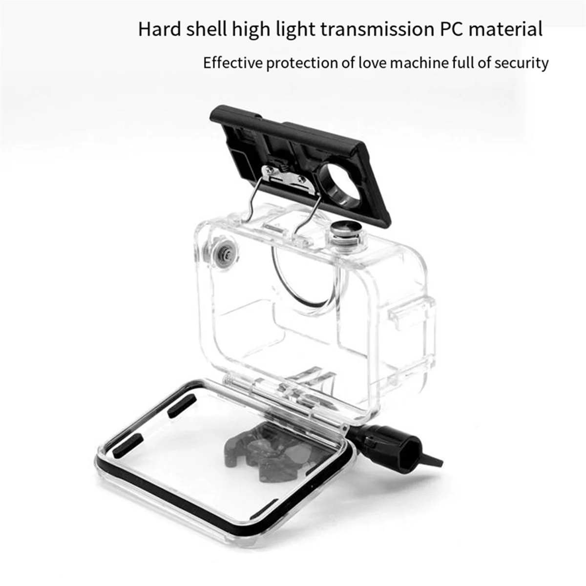 

Топ! Для экшн-камеры Action 3 Action 4, водонепроницаемый чехол для дайвинга, глубина 40 м, дизайн открытия холодной обуви