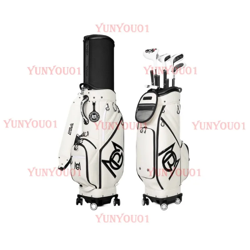 

PGM New Golf Men's and Women's Hard Shell Air Consignment Bag Universal Wheel Travel Ball Retractable Club Bag