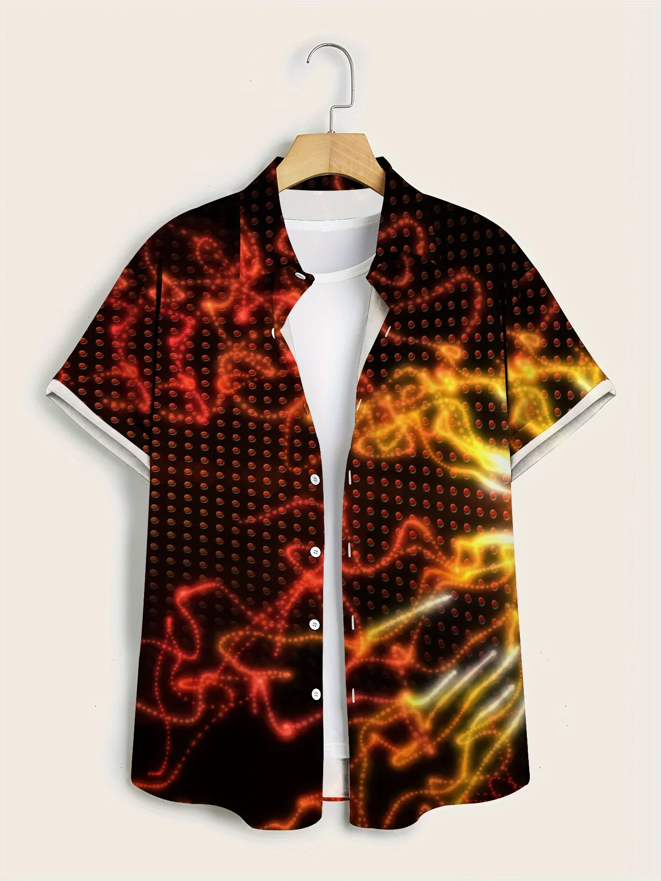 

2025 Hawaiian men's summer designer shirt 3d retro paisley print Hawaiian shirt casual short sleeve floral fashion vintages