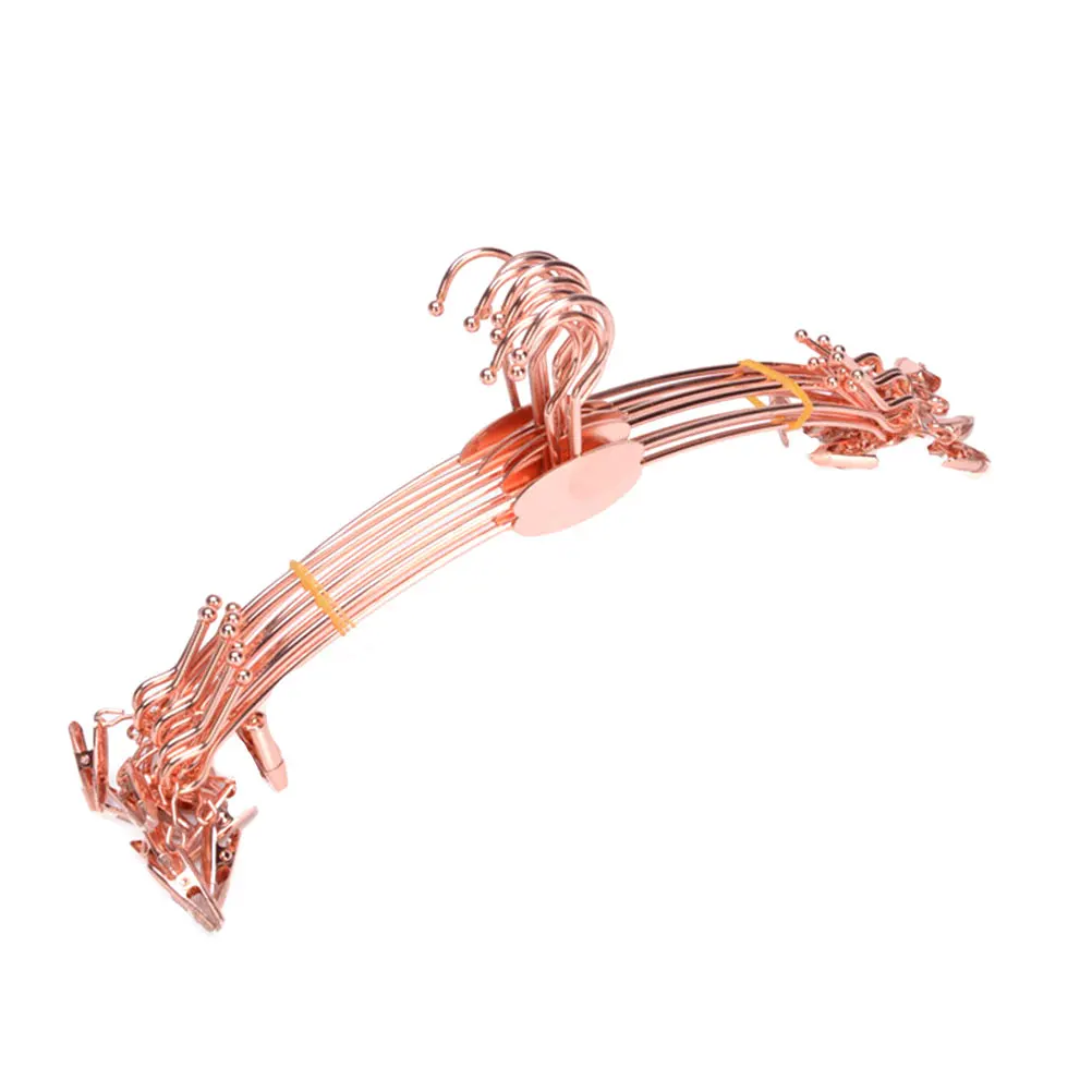 

10pcs Clothes Set Non-Slip Clips for Bra Pants Clothes Hanger Portable Indoor Outdoor Use Elegant Design