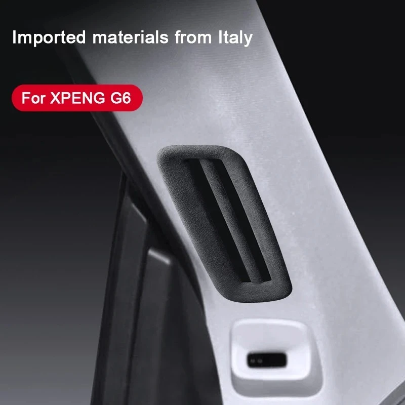 

For XPENG G6 2023 2024 2025 Xiao Peng G6 Suede Center Console Left Right Air Conditioner Outlet Vent Frame Trim Cover