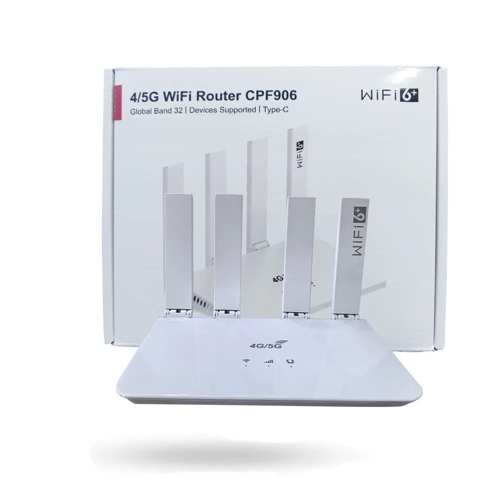 CPF906 wifi6 Router Wifi 4G With 300Mbps Wireless 4G Lte Router Sim Card Slot 4G Wifi Router