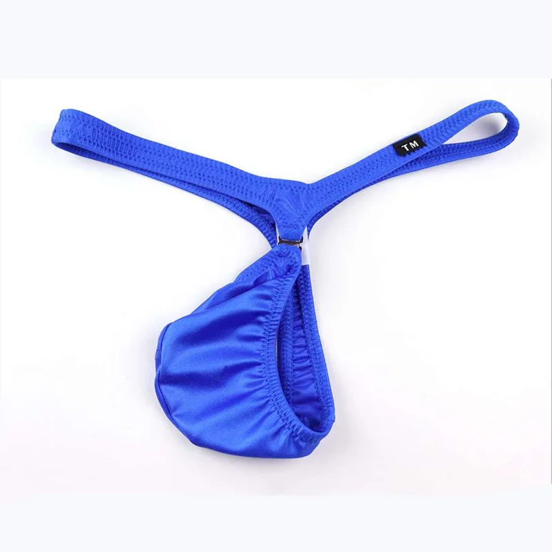 High Elastic Silky Men T-back Thong, Big Contour Support Pouch, Breathable Sports Daily Base Underwear Fashion Male Panties