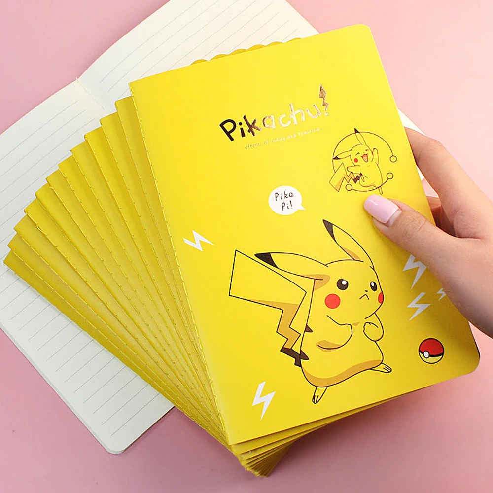 Pokemon 40/45Pages Classeur Agenda Planner Notebook Diary Weekly Planner Goal Habit Pikachu Notebook School Stationery Officer