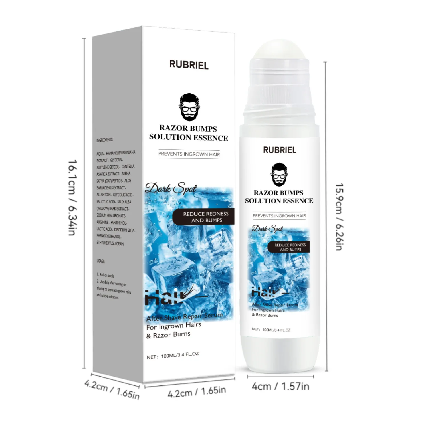 Beard roller aftershave water 100ml After shave water  skincare for man