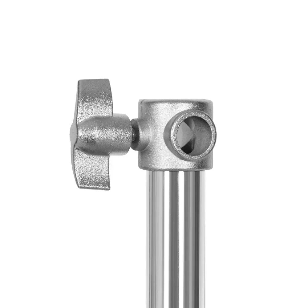 TENWISH 8.5ft 2.6 متر الثقيلة غير القابل للصدأ ضوء موقف سوبر وعرة الكروم الصلب ل سوفت بوكس Monolight ستروب استوديو المعدات