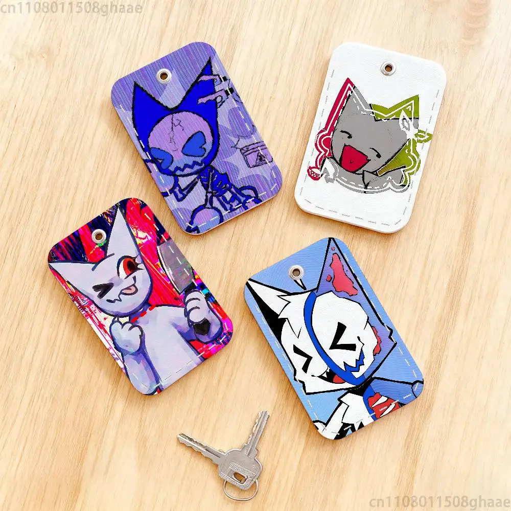 

Femtanyl Album Holder Keychain For Bank Business Work Card Holder Student Card Protective Case Bus Card