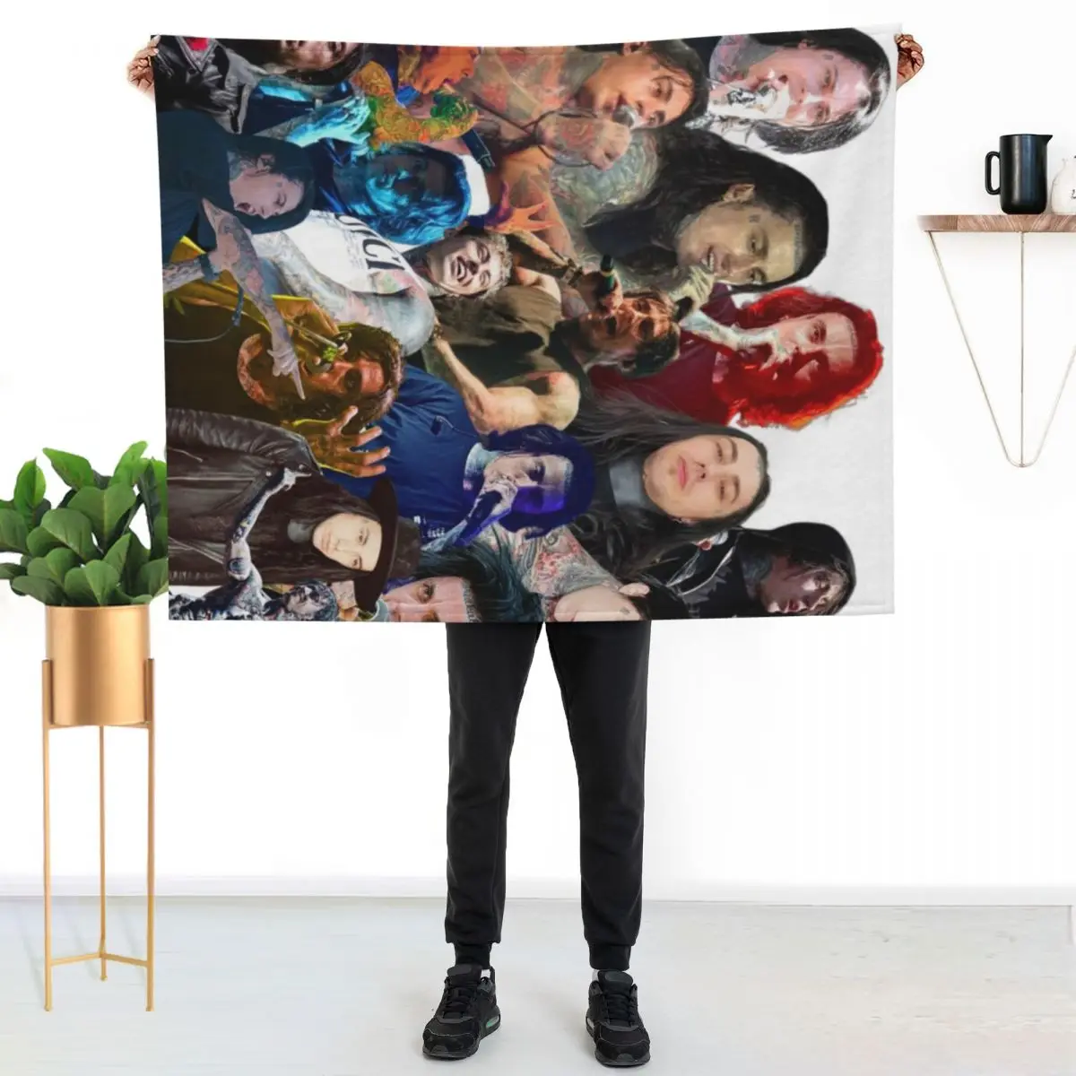 ronnie radke photo collage Throw Blanket Blankets For Baby Blankets For Bed Beautifuls Weighted Bed covers Hairy Blankets
