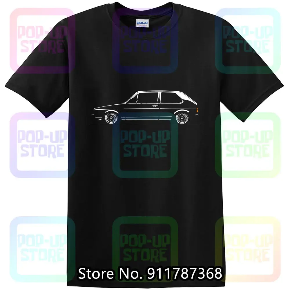T-Shirt für Golf Mk1-Fans, klassisches deutsches Schrägheck-Gti-Tuning-T-Shirt
