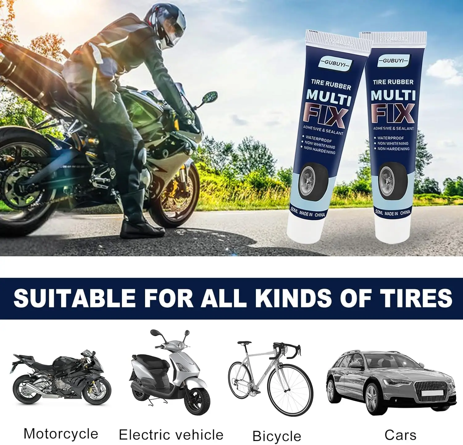 1-10 Bottle Car Tyre Repair Glue Rubber Adhesive Universal Motorbike Bicycle Tire Crack Perforation Adhesive Tire Repair Tools image 5