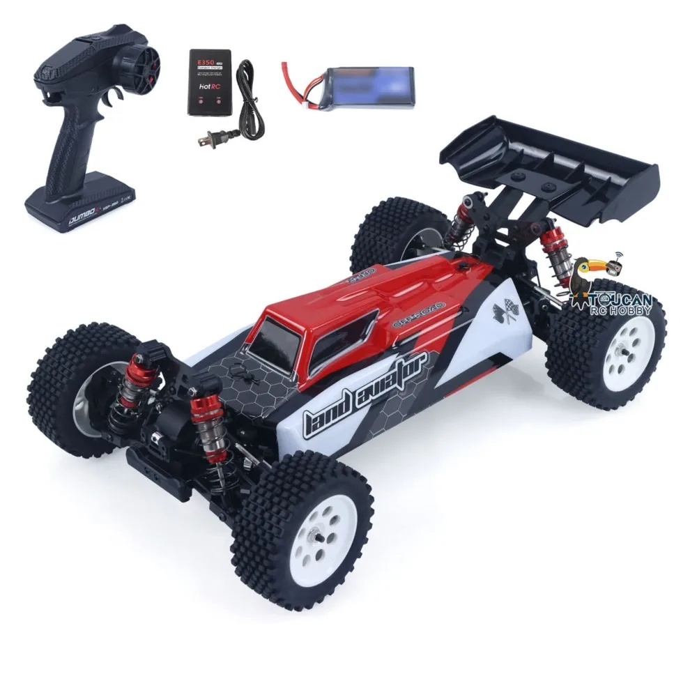 US Stock 1/10 70KM/H 4*4 Remote Control RC Racing Car Brushless Electric Vehicle Hobbywing 60A ESC 3 Differentials Metal Gears