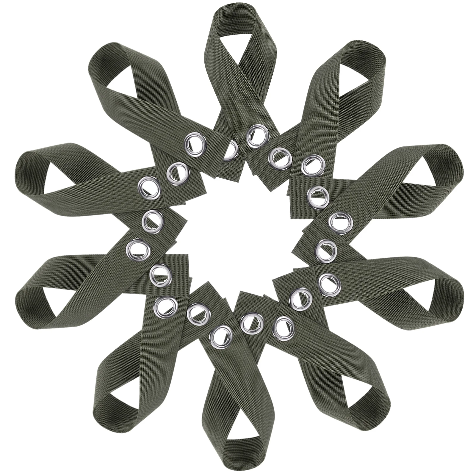 

10Pcs Tree Staking Straps Nylon Strong Flexible Fixing Tool Prevent Bark Damage All Weather Use Tree Straps Plant Support Strap