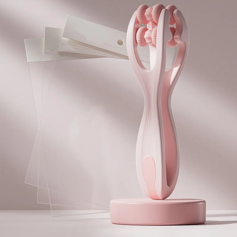 

1 massager+2 compressed cleaning towels double row finger press massager portable hand joint soothing massager