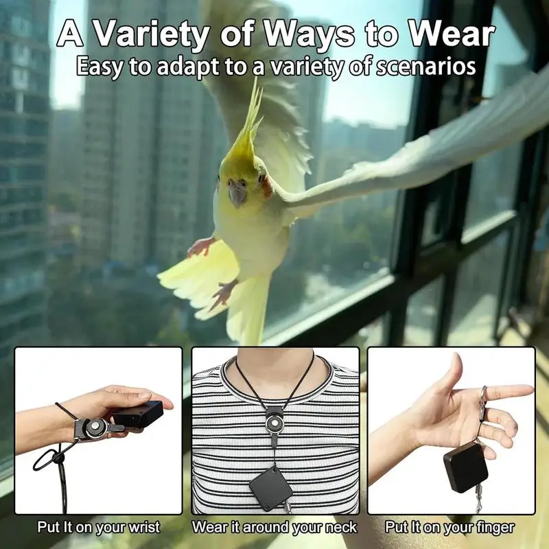 Bird Harness 2M Telescopic Parakeet Leashes For Conures Traction Rope Adjustable Outdoor Cockatiel Leashes For Birds Outdoor