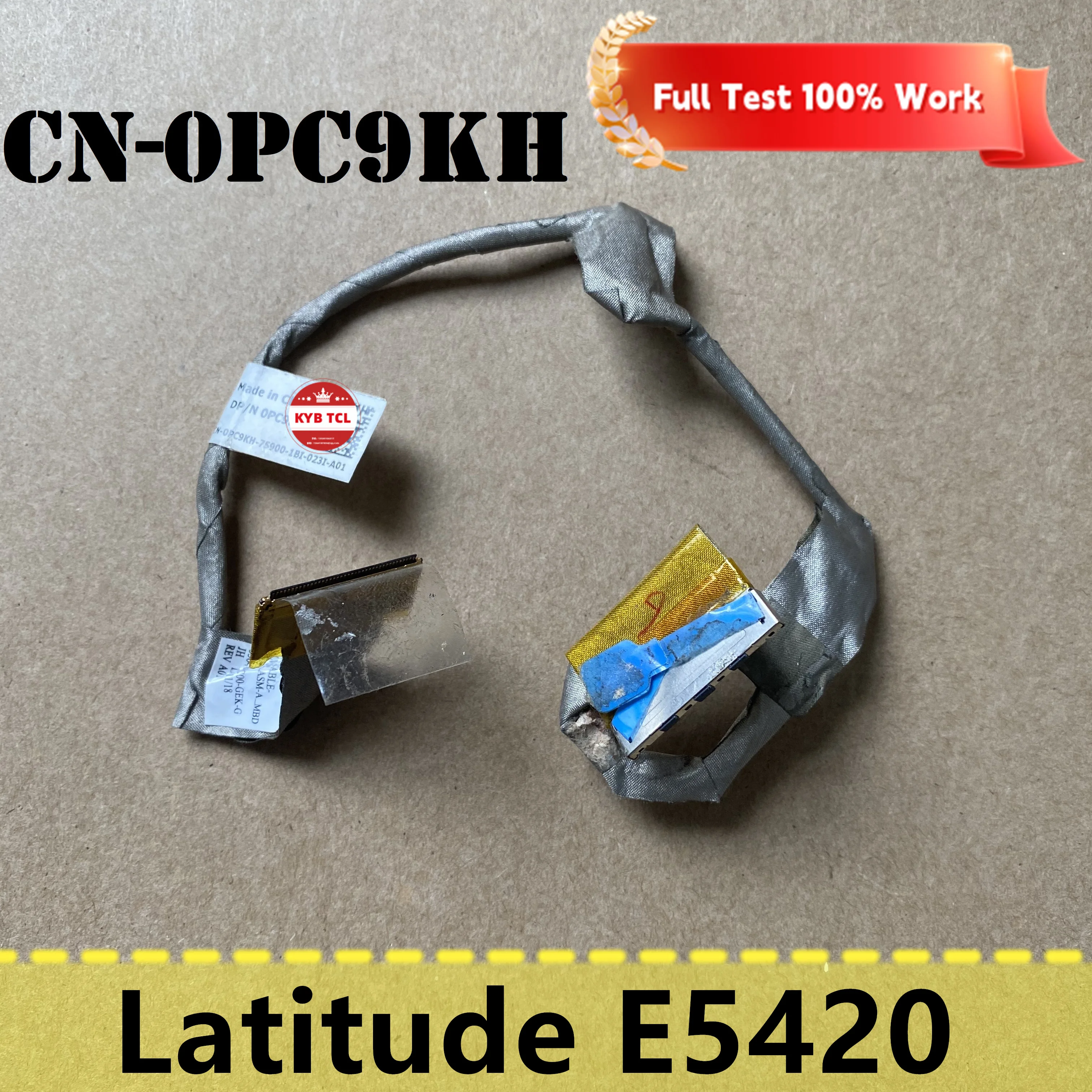 For Dell Latitude E5420 Laptop LCD Screen Video Ribbon Cable 0PC9KH CN-0PC9KH PC9KH Notebook