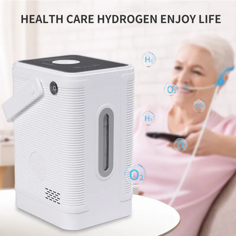 99.99% High Purity 225ml/min H2 Generator SPE PEM Hydrogen Inhalation Therapy Machine