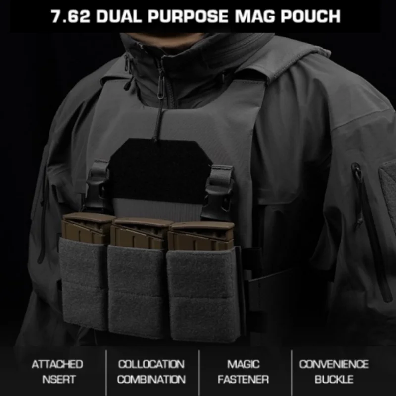 

Outdoor Dinosaur 7.62 Dual Function Pack, suitable for SR-25/AR-10, can be paired with combinations