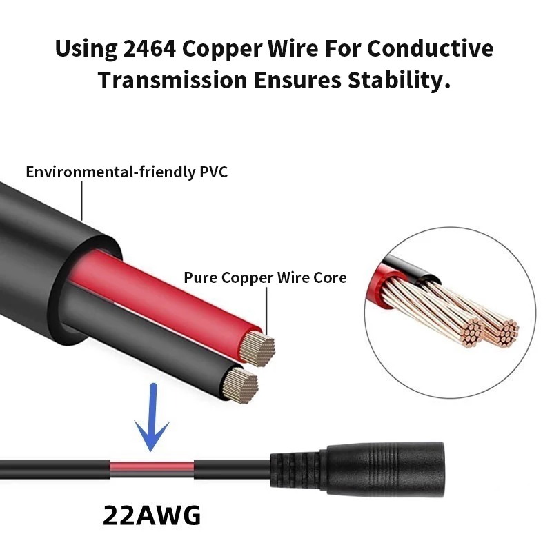 DC 5.5MM To GX16-XLR-RCA-IEC-GX12-DC Connector Cable Adapter For Electric Scooter Bicycle Car For Persistence Durable Connector