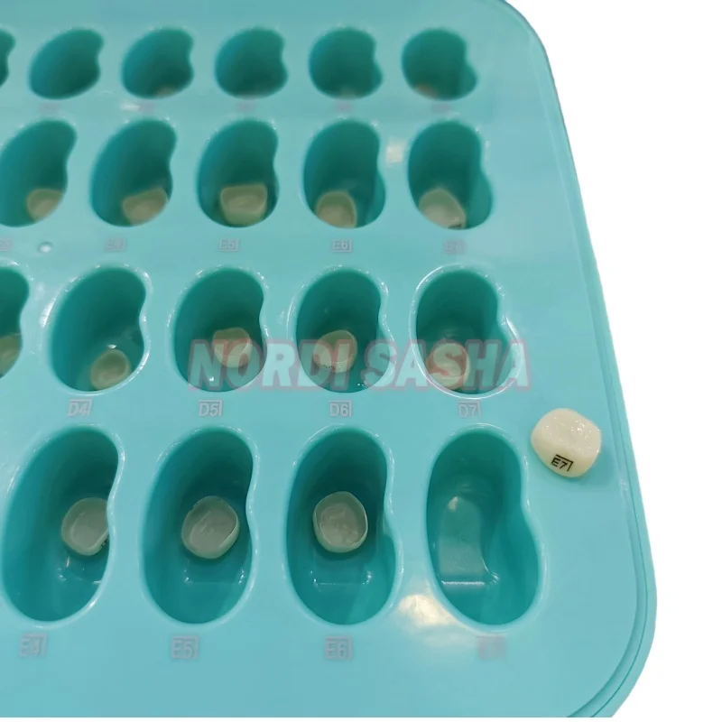 48Pcs/Box Dental Kid All-Ceramic Zirconia Primary Molar Crowns Preformed Zirconia Crown Temporary Crowns for 1st/2nd Molar