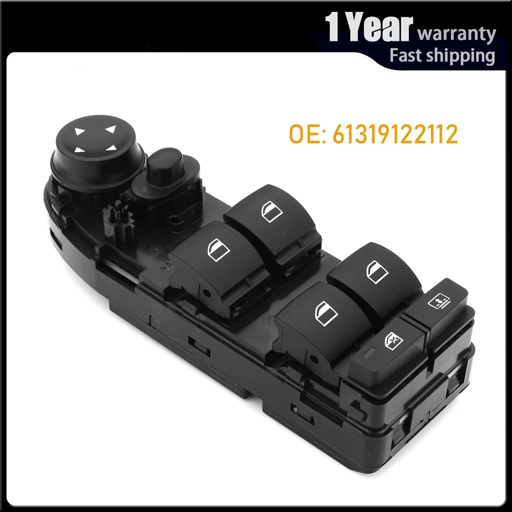 

Window Switch Electric Power Master Regulator Outside Mirror Button For BMW E60 E61 523Li 525Li 530Li 550i 61319122112