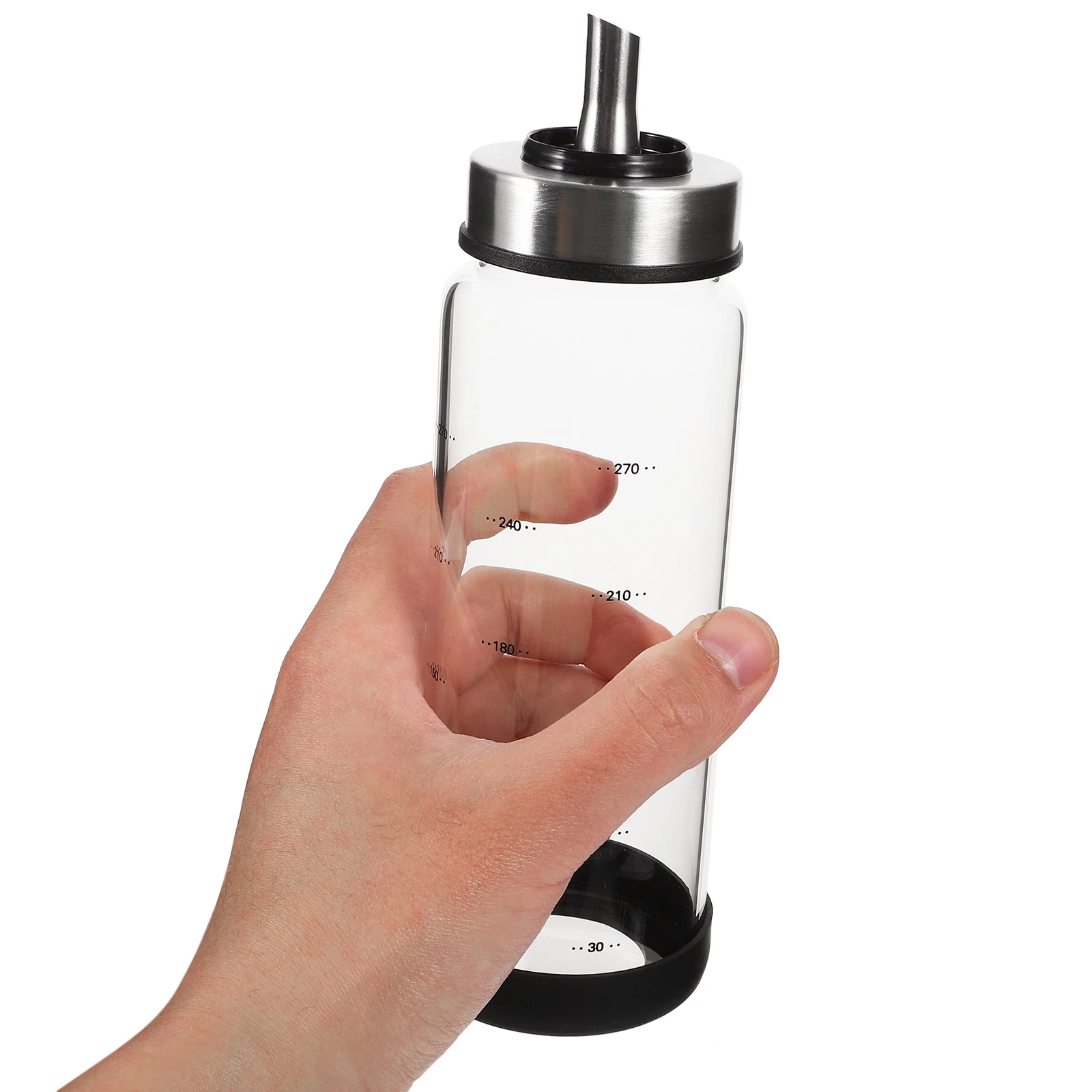 

1Pcs Stainless Steel Oil Bottle Easy to Use Lightweight Portable for Outdoor Activities Storage of Vinegar Lemon Juice