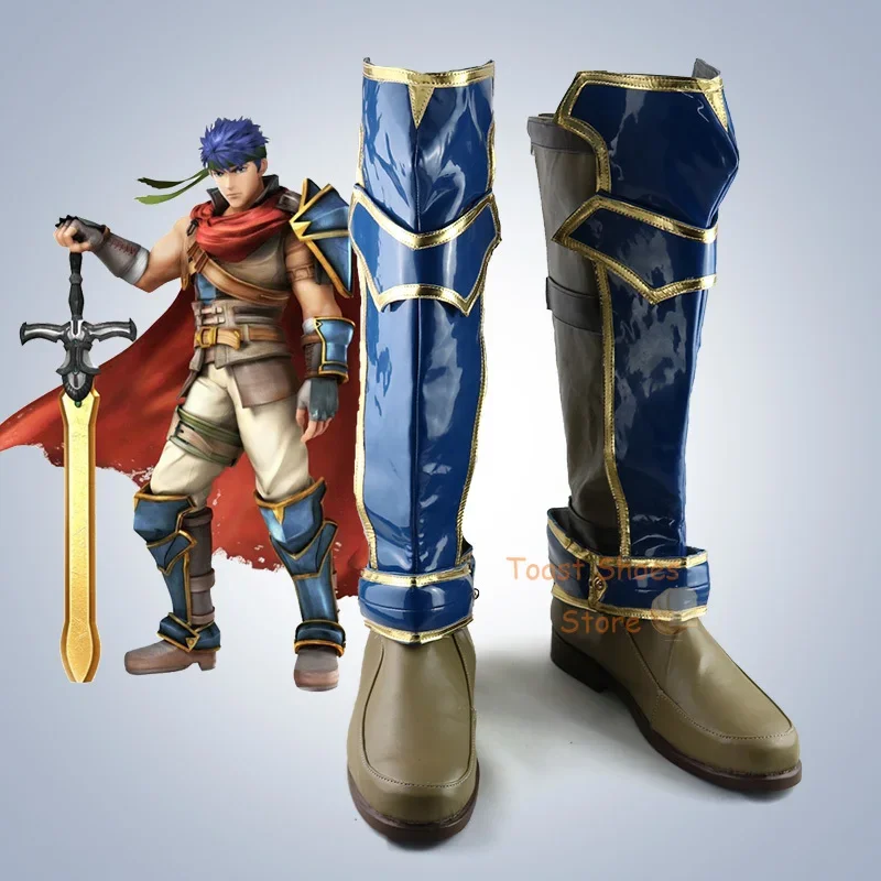 

Game Fire Emblem Ike Cosplay Comic Anime Game for Con Halloween Party Cosplay Costume Prop Shoes