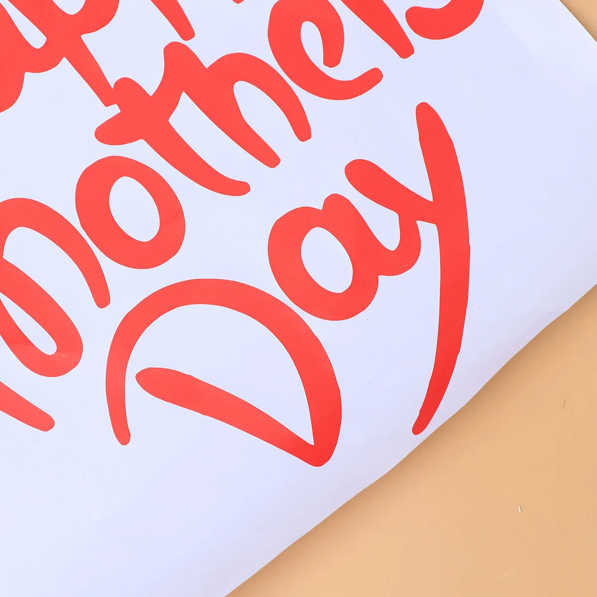 

Happy Mothers Day PVC Stickers Heart Pattern Self Adhesive Balloon Decals for Home Party Decoration 164 PVC Stickers