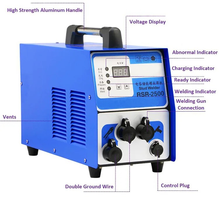 Factory Price Capacitor Discharge Stud Welder