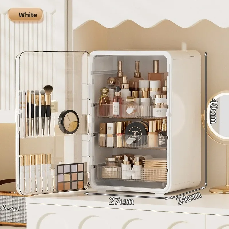 

Large Capaci Cosmetic Box Multi-Function Desktop Skin Care Lipstick Facial Mask Jewelry Makeup OrganizerPlastic Storage Box Gift