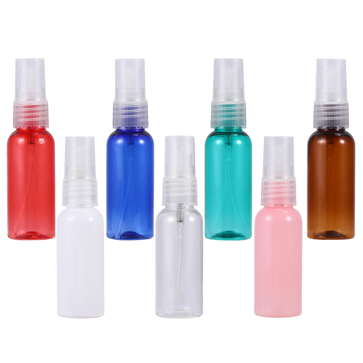 

7 Pcs Spray Bottles Perfume Sprayer Aluminium Refillable 10X27cm Press Pump Subpackaging Travel